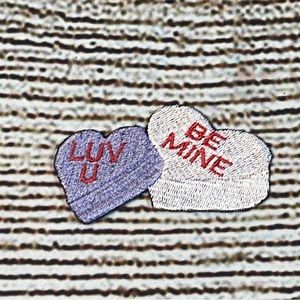 Sweetheart candy iron on patch